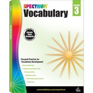 Spectrum Vocabulary, Grade 3: Volume 86 -- Spectrum